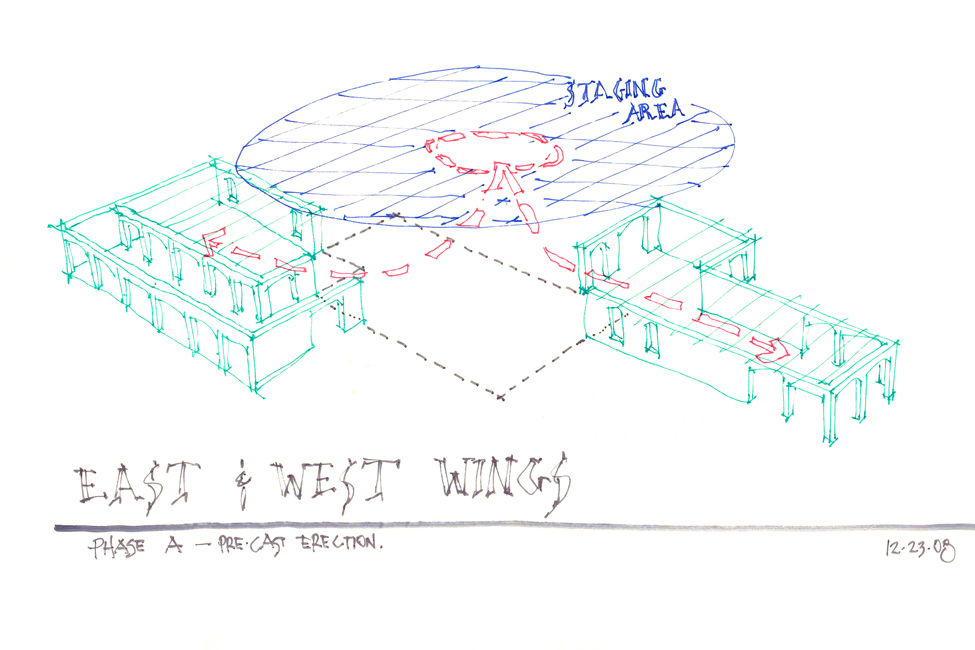Pre-Cast Staging-Foundation